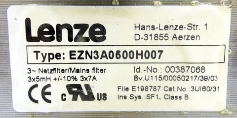 Lenze EZN3A0500-H007