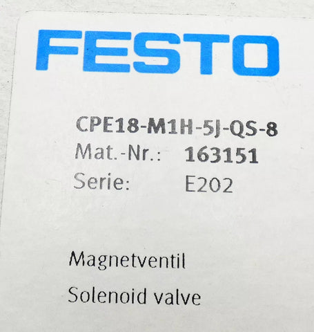 FESTO CPE18-M1H-5J-QS-8