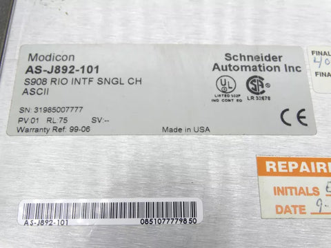 SCHNEIDER ELECTRIC AS-J892-101