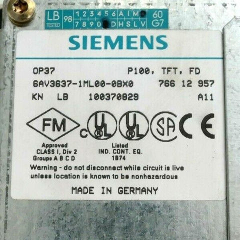 Siemens 6AV3637-1ML00-0BX0