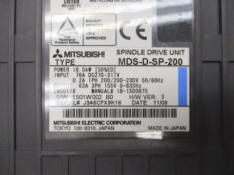 MITSUBISHI MDS-D-SP-200