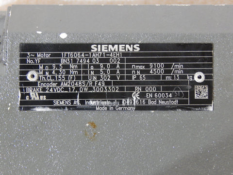 SIEMENS 1FT6064-1AH71-4EH1