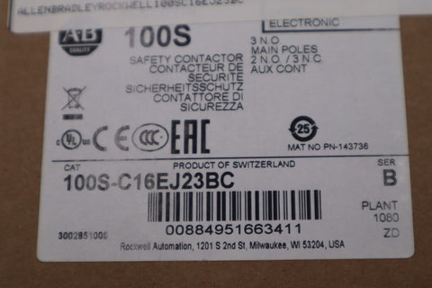 ALLEN BRADLEY 100S-C16EJ23BC