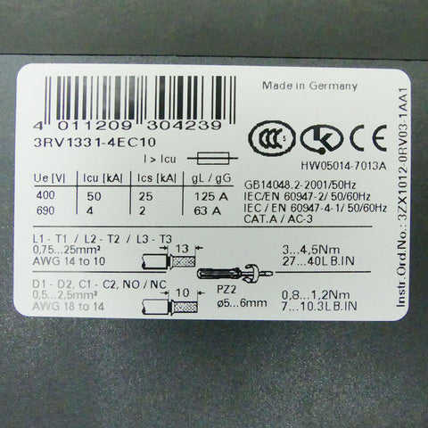 SIEMENS 3RV1331-4EC10