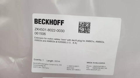 BECKHOFF ZK4501-8022-0030