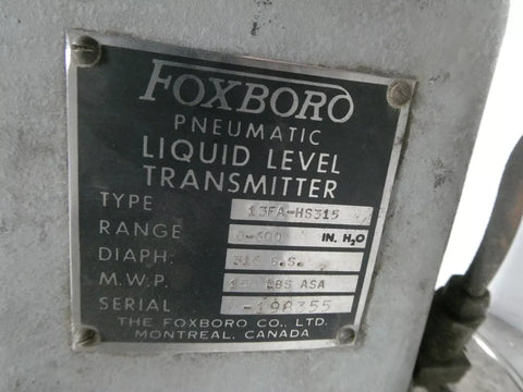 Foxboro 13FA-HS315