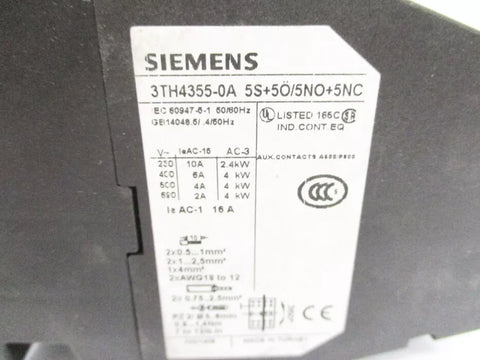 SIEMENS 3TH4355-0A