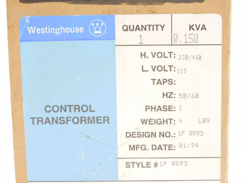 WESTINGHOUSE 1F0893