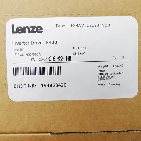 LENZE E84AVTCE1834VB0