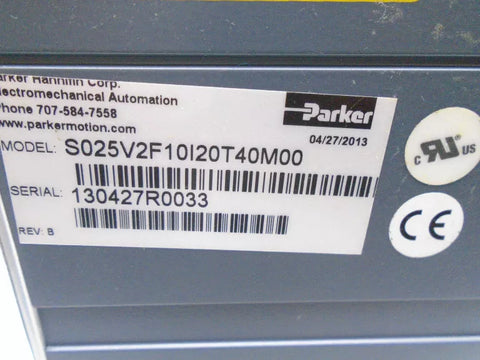 PARKER S025V2F10I20T40M00