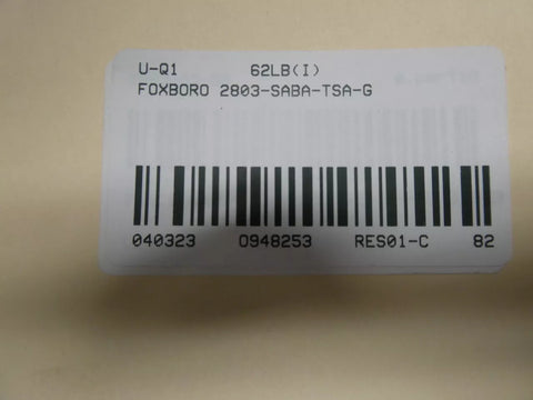 Foxboro 2803-SABA-TSA-G