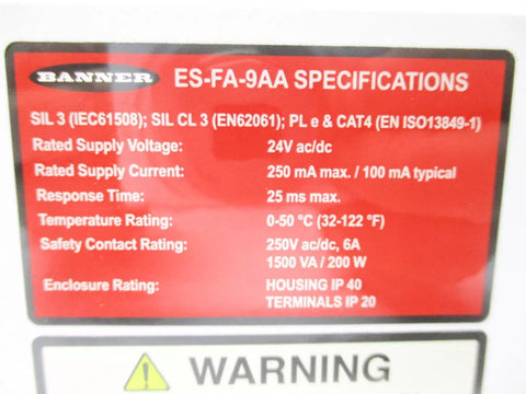 BANNER ES-FA-9AA