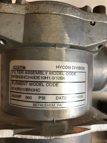 HYDAC RFBN3HC240DE10H1.0/12B6