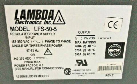 TDK-Lambda LFS-50-5