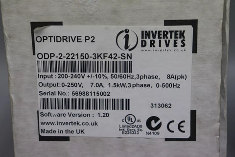INVERTEK ODP-2-22150-3KF42-SN