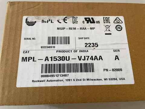 ALLEN BRADLEY MPL-A1530U-VJ74AA