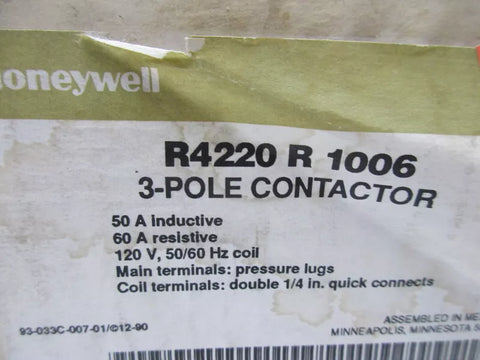 HONEYWELL R4220-R-1006