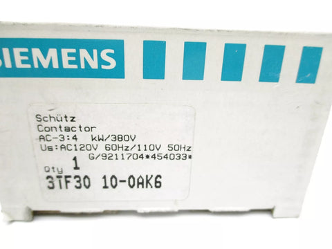 SIEMENS 3TF3010-0AK6