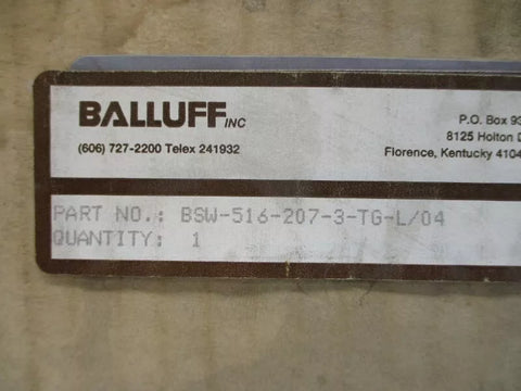 BALLUFF BSW-516-207-3-TG-L/04