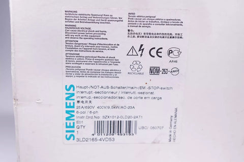 Siemens 3LD2165-4VD53