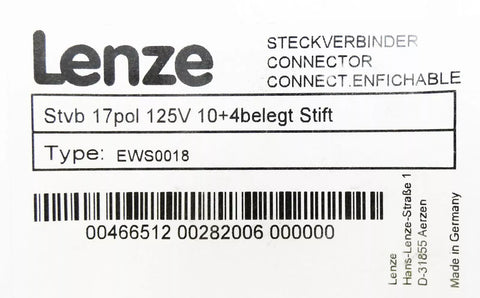 Lenze EWS0018