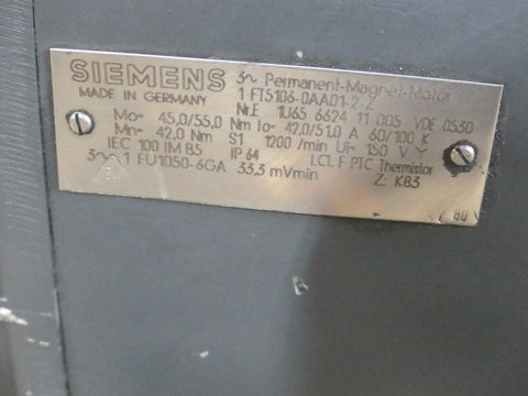 SIEMENS 1FT5106-0AA01-2-Z