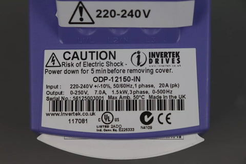 INVERTEK ODP-12150-IN