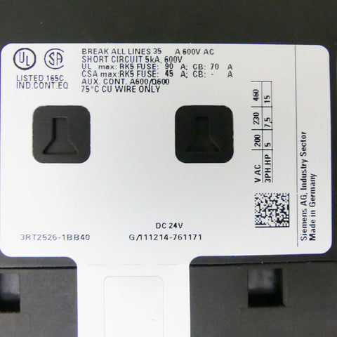 SIEMENS 3RT2526-1BB40