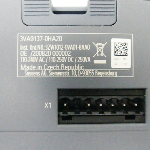 SIEMENS 3VA9137-0HA20