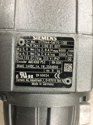 SIEMENS 1FT7044-5AF70-1CB2