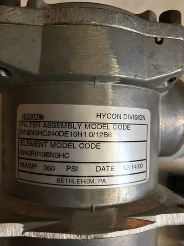 HYDAC RFBN3HC240DE10H1.0/12B6