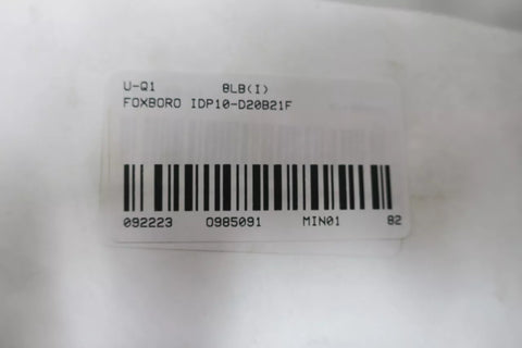 Foxboro IDP10-D20B21F