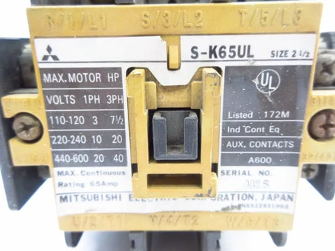 MITSUBISHI S-K65UL 100-127V