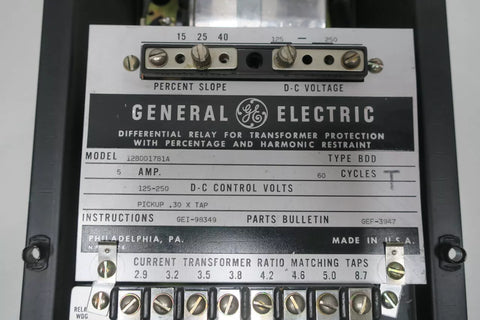 General Electric 12BDD17B1A