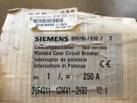 SIEMENS 3VF4211-1DM41-2HB2