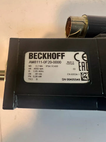 Beckhoff AM8111-0F20-00 00