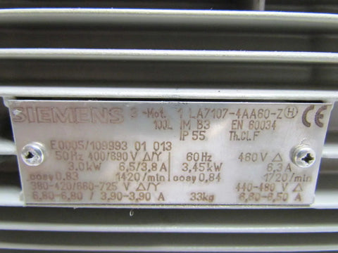 SIEMENS 1LA7107-4AA60-Z