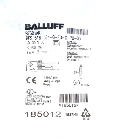 BALLUFF BES 516-324-G-EO-C-PU-05