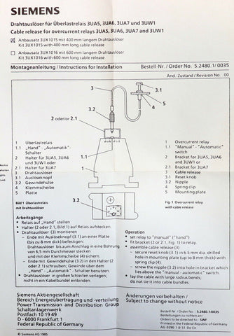 SIEMENS 3UX1015