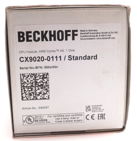 BECKHOFF CX9020-0111