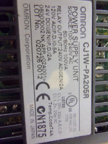 Omron CJ1W-PA2059