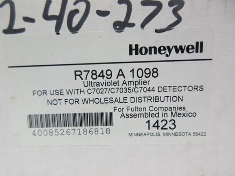 HONEYWELL R7849A1098