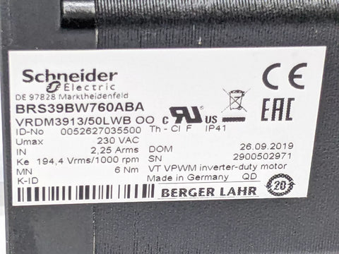 SCHNEIDER ELECTRIC BRS39BW760ABA