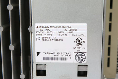 YASKAWA SGDH-15AEY199