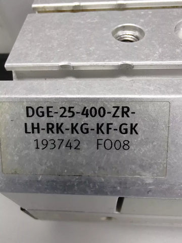 FESTO DGE-25-400-ZR-LH-RK-KG-KF-GK