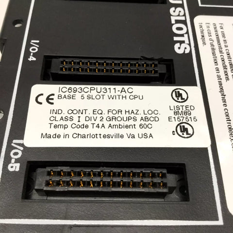 GE Fanuc IC693CPU311-AC