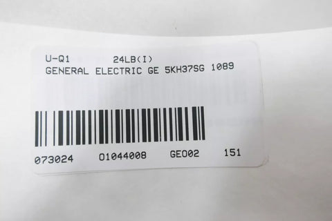 General Electric 5KH37SG1089