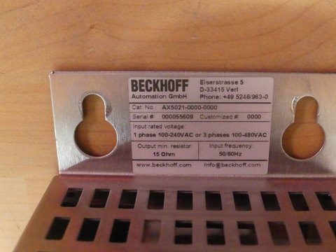 BECKHOFF AX5021-0000-0000