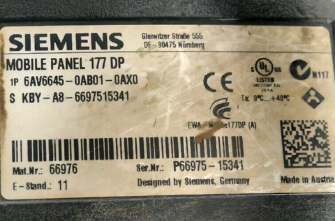 Siemens 6AV6645-0AB01-0AX0