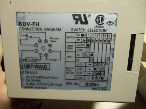 Omron SDV-FH6